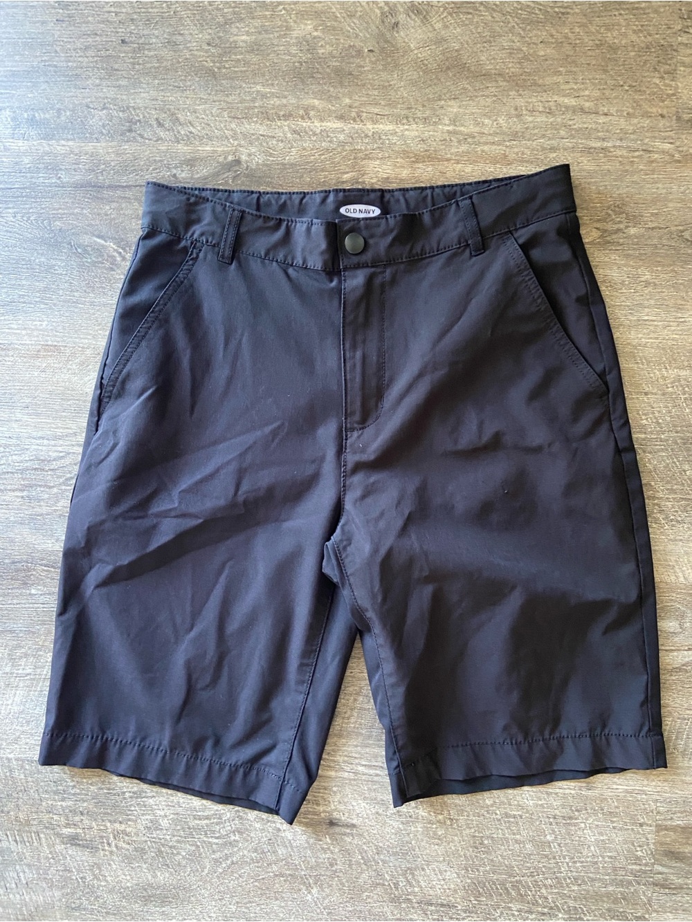 Old Navy Boys Black Athletic Shorts